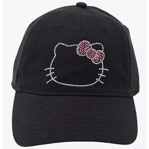 Hello Kitty - Rhinestone Dad Cap- NEW